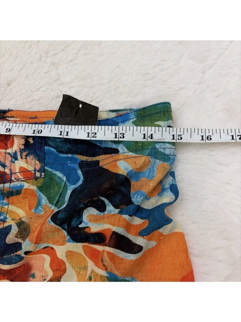 Just Bones Boardshorts Boys Camo Swim Trunks 28 B Adjustable